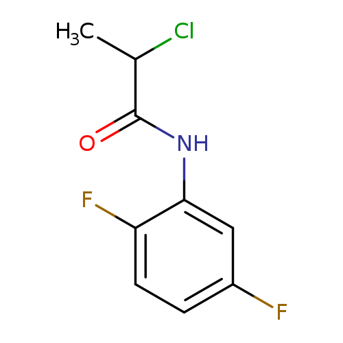 2-chloro-N-(2,5-difluorophenyl)propanamide
