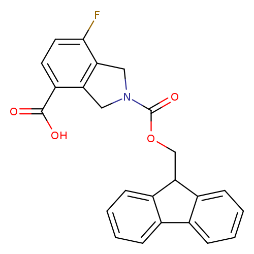 2-{[(9H-fluoren-9-yl)methoxy]carbonyl}-7-fluoro-2,3-dihydro-1H-isoindole-4-carboxylic acid