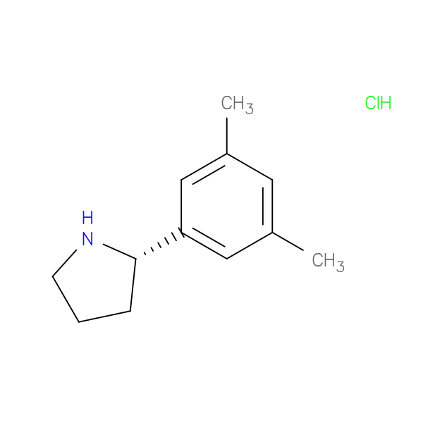 (S)-2-(3,5-Dimethylphenyl)pyrrolidine hydrochloride