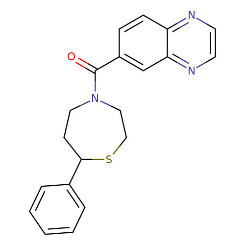 6-(7-phenyl-1,4-thiazepane-4-carbonyl)quinoxaline