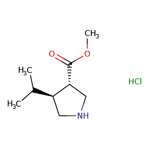 rac-methyl (3R,4R)-4-(propan-2-yl)pyrrolidine-3-carboxylate hydrochloride