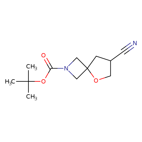 tert-Butyl 7-cyano-5-oxa-2-azaspiro[3.4]octane-2-carboxylate