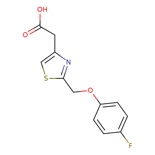 2-{2-[(4-fluorophenoxy)methyl]-1,3-thiazol-4-yl}acetic acid