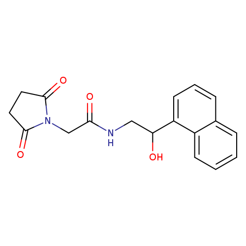 2-(2,5-dioxopyrrolidin-1-yl)-N-[2-hydroxy-2-(naphthalen-1-yl)ethyl]acetamide