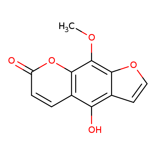 7H-Furo[3,2-g][1]benzopyran-7-one, 4-hydroxy-9-methoxy-