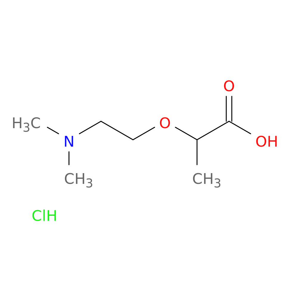 2-[2-(dimethylamino)ethoxy]propanoic acid hydrochloride