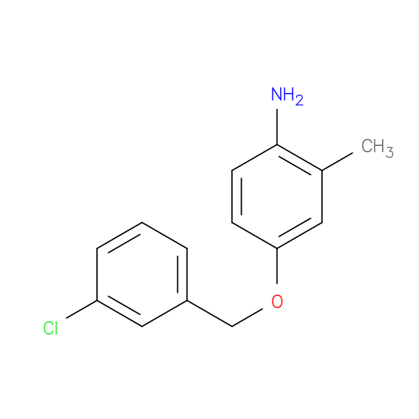 4-[(3-Chlorophenyl)methoxy]-2-methylaniline