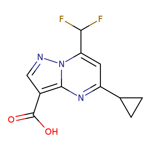 5-Cyclopropyl-7-(difluoromethyl)pyrazolo[1,5-a]pyrimidine-3-carboxylic acid