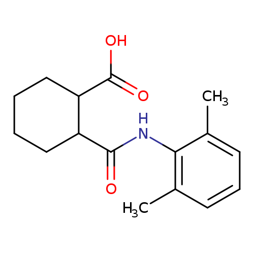 2-{[(2,6-dimethylphenyl)amino]carbonyl}cyclohexanecarboxylic acid