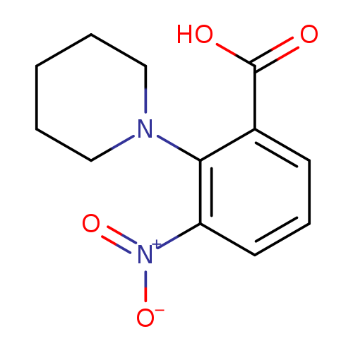 Benzoic acid,3-nitro-2-(1-piperidinyl)-