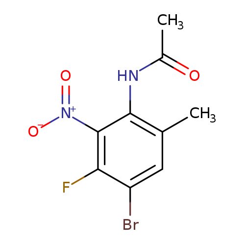 N-Acetyl 4-bromo-3-fluoro-6-methyl-2-nitroaniline