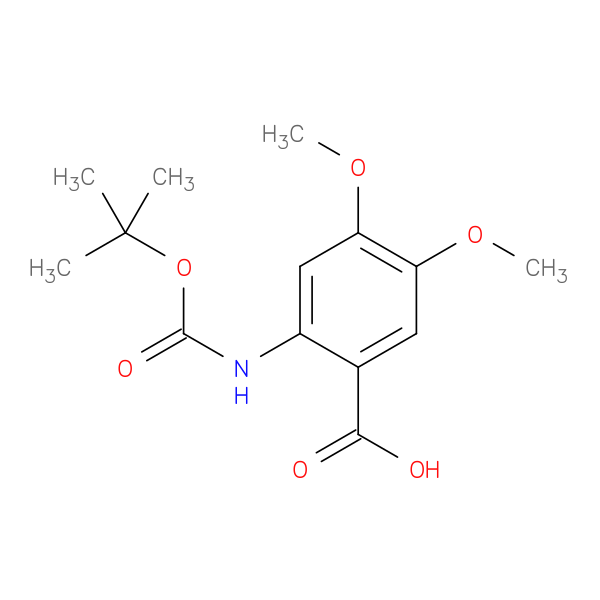 2-tert-Butoxycarbonylamino-4,5-dimethoxy-benzoic acid