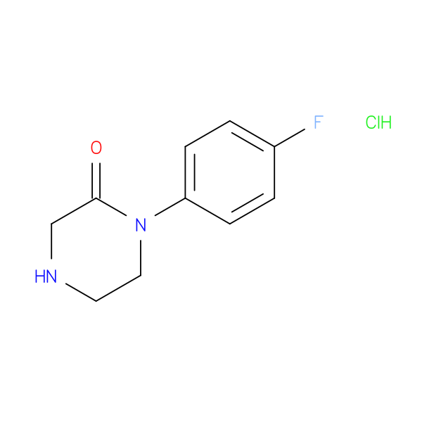 1-(4-Fluorophenyl)piperazin-2-one hydrochloride
