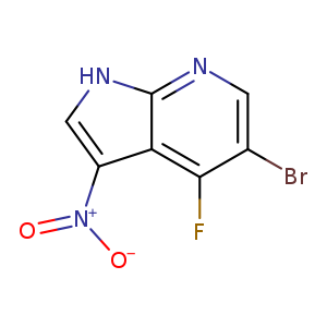 1H-Pyrrolo[2,3-b]pyridine, 5-bromo-4-fluoro-3-nitro-