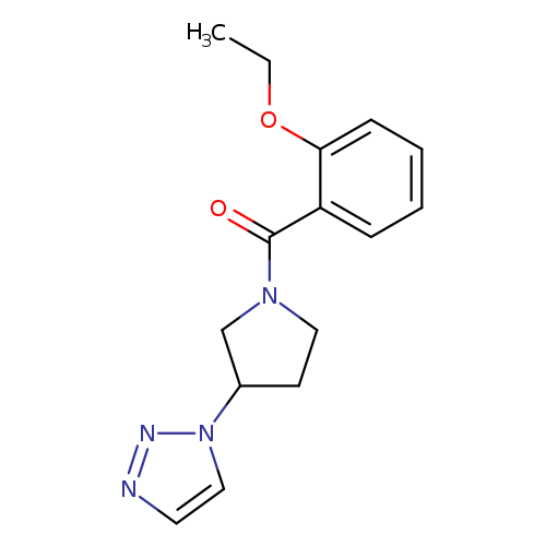 1-[1-(2-ethoxybenzoyl)pyrrolidin-3-yl]-1H-1,2,3-triazole