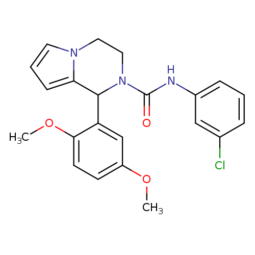 N-(3-chlorophenyl)-1-(2,5-dimethoxyphenyl)-1H,2H,3H,4H-pyrrolo[1,2-a]pyrazine-2-carboxamide