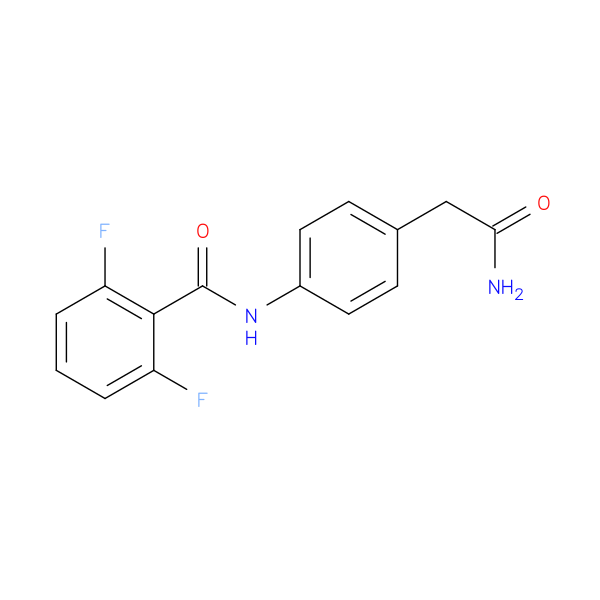 N-[4-(carbamoylmethyl)phenyl]-2,6-difluorobenzamide