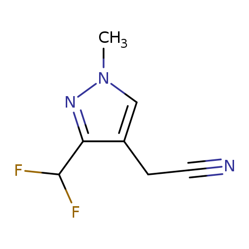 2-(3-(Difluoromethyl)-1-methyl-4-pyrazolyl)acetonitrile