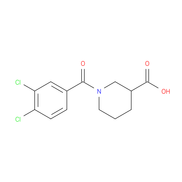 1-(3,4-dichlorobenzoyl)piperidine-3-carboxylic acid