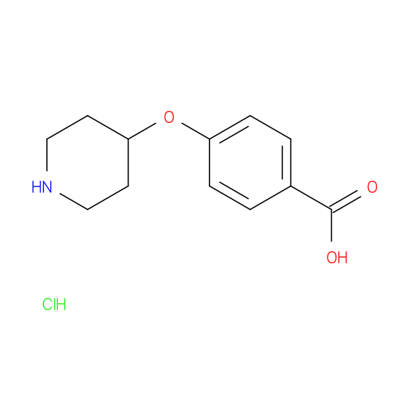 4-(4-Piperidinyloxy)benzoic acid hydrochloride