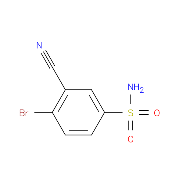 4-Bromo-3-cyanobenzenesulfonamide