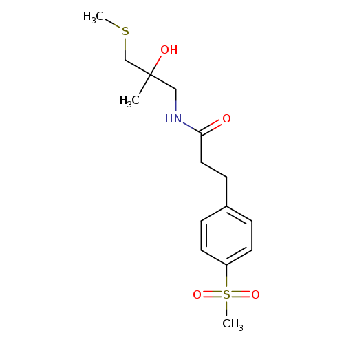 N-[2-hydroxy-2-methyl-3-(methylsulfanyl)propyl]-3-(4-methanesulfonylphenyl)propanamide