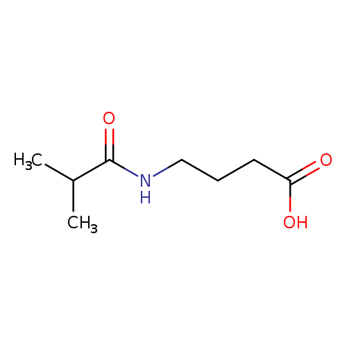 Butanoic acid, 4-[(2-methyl-1-oxopropyl)amino]-