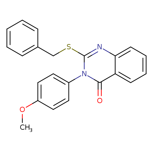 2-(benzylsulfanyl)-3-(4-methoxyphenyl)-4(3H)-quinazolinone