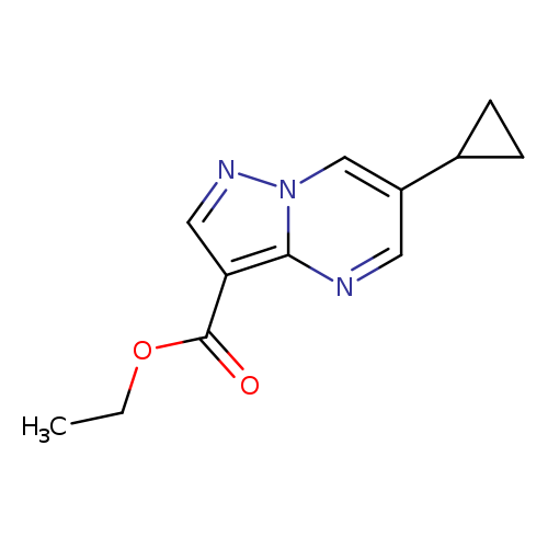 Ethyl 6-cyclopropylpyrazolo[1,5-a]pyrimidine-3-carboxylate