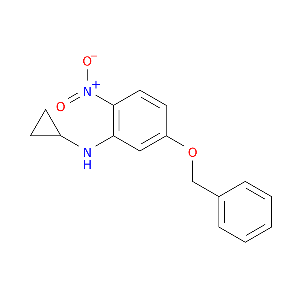 5-(Benzyloxy)-N-cyclopropyl-2-nitroaniline