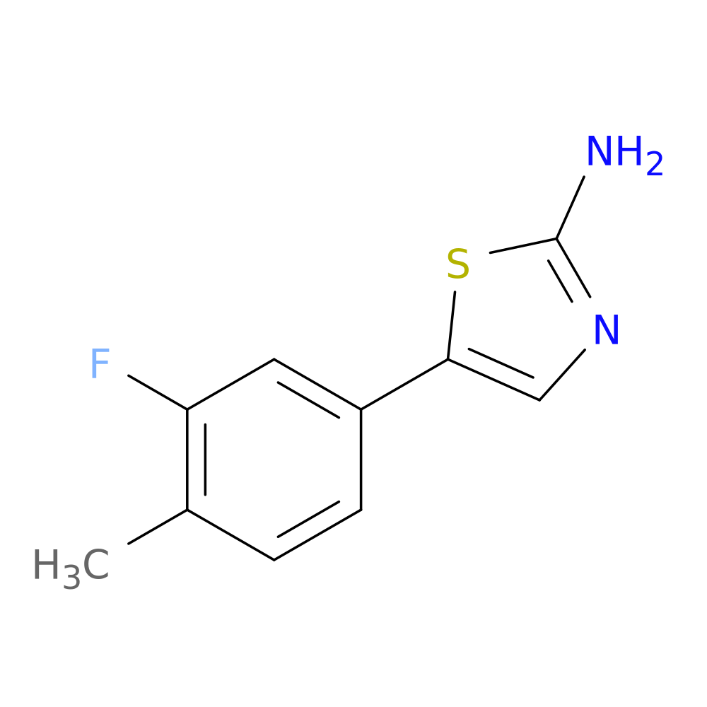 5-(3-Fluoro-4-methylphenyl)thiazol-2-amine