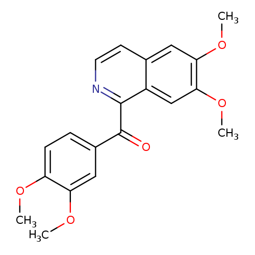 (6,7-dimethoxy-1-isoquinolyl) (3,4-dimethoxyphenyl) ketone