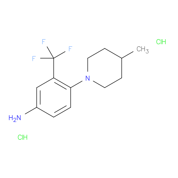 4-Methyl-1-(4-amino-2-trifluoromethylphenyl)piperidine DiHCl