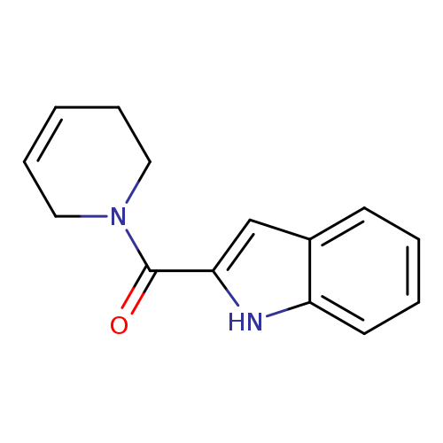 2-(1,2,3,6-tetrahydropyridine-1-carbonyl)-1H-indole