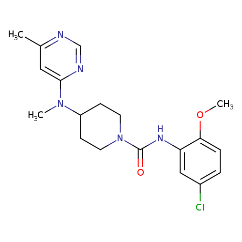 N-(5-chloro-2-methoxyphenyl)-4-[methyl(6-methylpyrimidin-4-yl)amino]piperidine-1-carboxamide