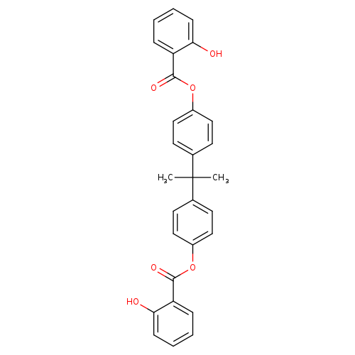Propane-2,2-diylbis(4,1-phenylene) bis(2-hydroxybenzoate)