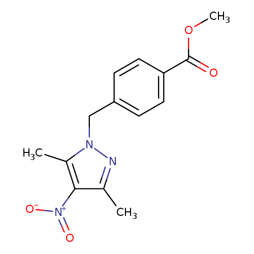 methyl 4-[(3,5-dimethyl-4-nitro-1H-pyrazol-1-yl)methyl]benzoate