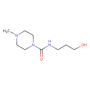 N-(3-hydroxypropyl)-4-methylpiperazine-1-carboxamide