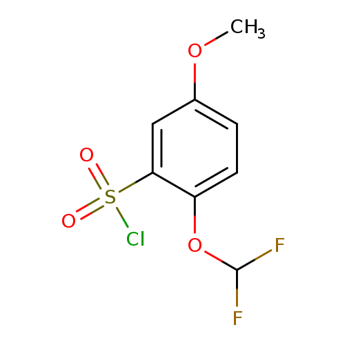 2-(Difluoromethoxy)-5-methoxybenzene-1-sulfonyl chloride