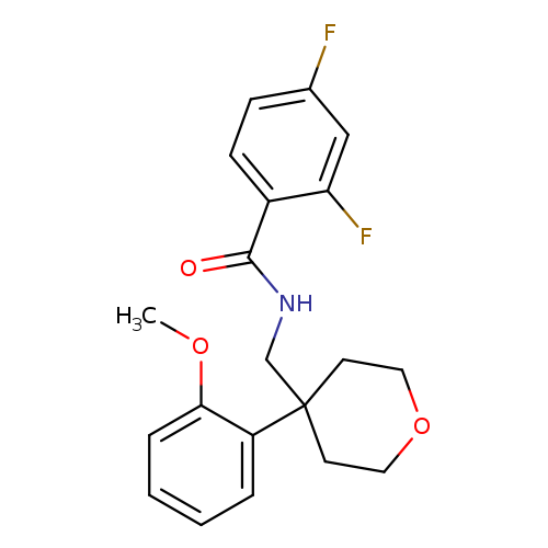 2,4-difluoro-N-{[4-(2-methoxyphenyl)oxan-4-yl]methyl}benzamide
