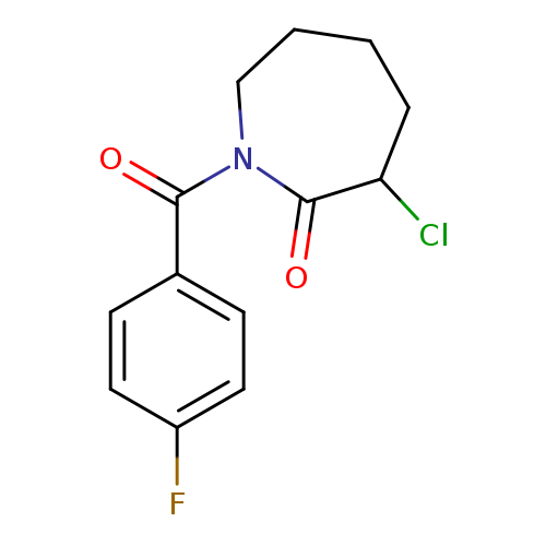 3-chloro-1-(4-fluorobenzoyl)azepan-2-one