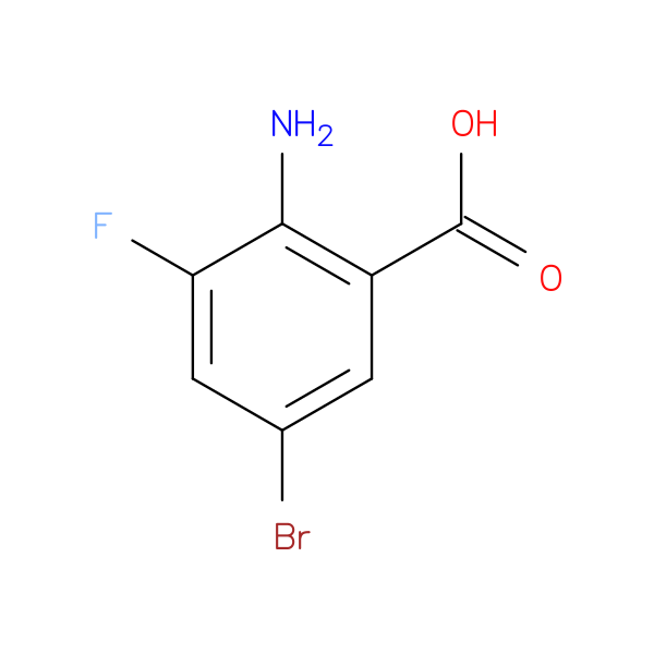 Benzoic acid, 2-amino-5-bromo-3-fluoro-