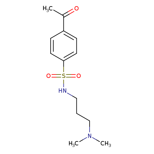 4-acetyl-N-[3-(dimethylamino)propyl]benzene-1-sulfonamide