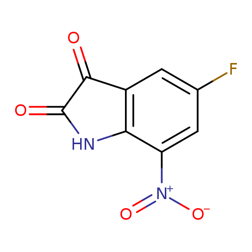 5-fluoro-7-nitro-2,3-dihydro-1H-indole-2,3-dione