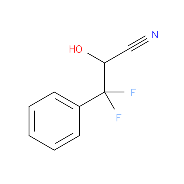 3,3-difluoro-2-hydroxy-3-phenylpropanenitrile