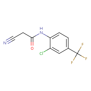 N-[2-chloro-4-(trifluoromethyl)phenyl]-2-cyanoacetamide