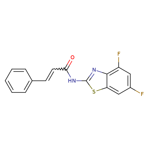 (2Z)-N-(4,6-difluoro-1,3-benzothiazol-2-yl)-3-phenylprop-2-enamide