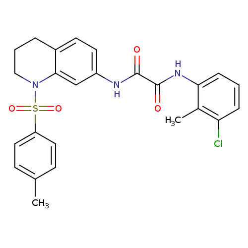 N'-(3-chloro-2-methylphenyl)-N-[1-(4-methylbenzenesulfonyl)-1,2,3,4-tetrahydroquinolin-7-yl]ethanediamide