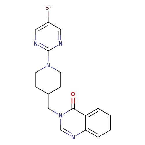 3-{[1-(5-bromopyrimidin-2-yl)piperidin-4-yl]methyl}-3,4-dihydroquinazolin-4-one