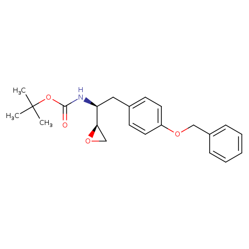 Carbamic acid, N-[(1S)-1-[(2S)-2-oxiranyl]-2-[4-(phenylmethoxy)phenyl]ethyl]-, 1,1-dimethylethyl ester